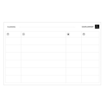 Planning magnetico Team - 60 x 90cm - E x acompta