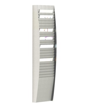 Portadepliant wall organizers - a 25 tasche A4 verticali - 27,3 x 12,9 x 112 cm - Paperflow