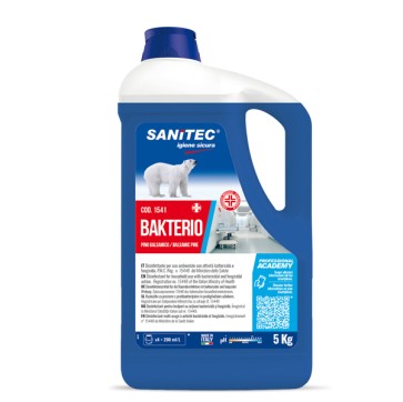 Detergente disinfettante Bakterio - 5 L - pino balsamico - Sanitec