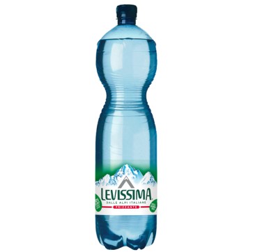Acqua frizzante - 1,5 L - bottiglia 45% RPET - Levissima