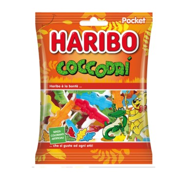 Caramelle gommose CoccodrI' - f.to pocket 100 gr - Haribo
