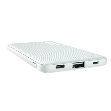 Powerbank ultrasottile Primo - 5.000 mAh - bianco - Trust
