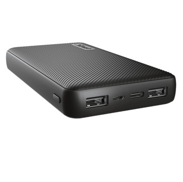Powerbank ultrasottile Primo - 15.000 mAh - nero - Trust