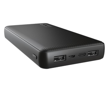 Powerbank ultrasottile Primo - 20.000 mAh - nero - Trust