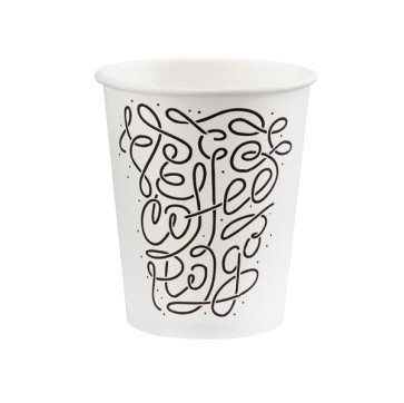 Bicchieri in carta Coffee to Go - 250 ml - Dopla Green - conf. 50 pezzi