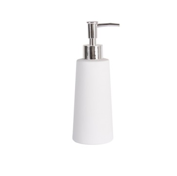 Dispenser sapone liquido linea Mercurio - bianco - King Collection