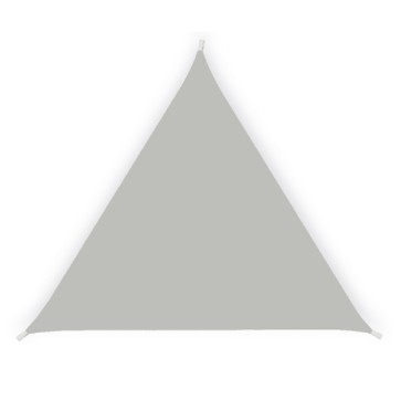 Tenda a vela triangolare ombreggiante - 3,6 x 3,6 x 3,6 m - cenere - Garden Friend