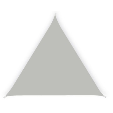 Tenda a vela triangolare ombreggiante - 5 x 5 x 5 m - PL - cenere - Garden Friend