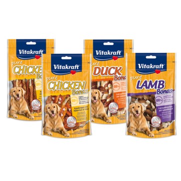 Snack Chicken Bonas bastoncini per cani - gusto bovino e pollo - 80 gr - Vitakraft