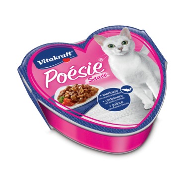 PoE'sie per gatti - gusto merluzzo con pasta e pomodoro - 85 gr - Vitakraft