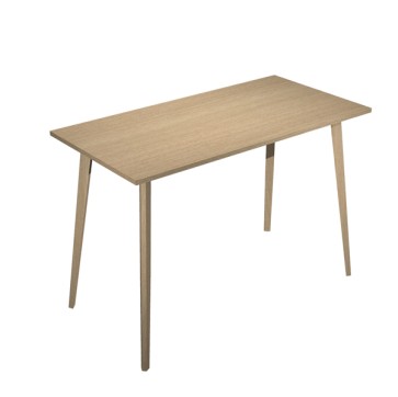 Tavolo alto Woody - 160 x 80 x 105 cm - rovere