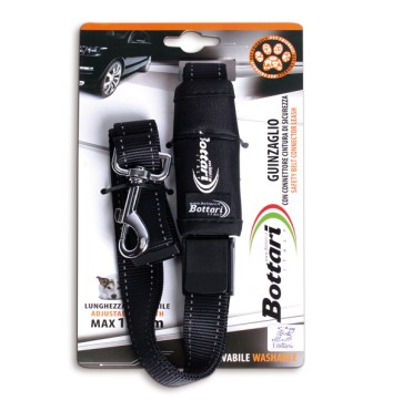 Guinzaglio con connettore cintura di sicurezza - Bottari