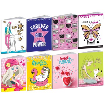 Maxiquaderno Kid Girl 2021 - A4 - 20 fogli - 80 gr - rigo di 3a - Blasetti