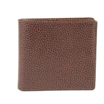 Portafogli uomo - 11 x 9,5 cm - vera pelle - marrone - Laurige France