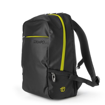 Zaino backpack Blackout - 28 x 46 x 22 cm - nero/giallo - InTempo