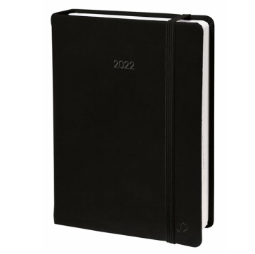 Agenda settimanale Affari Prestige ML 2025 - 10 x 15 cm - silk nero - Quo Vadis