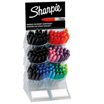 Marcatore Sharpie - punta fine - colori assortiti - Papermate - expo 120 pezzi