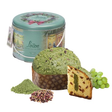 Panettone Pistacchio Matcha Linea Top Latta - 750 gr - Loison