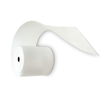 Rotolo per POS e carte di credito - carta termica BPA free - 57 mm x 20 mt - 48 g/m² - diametro esterno 40 mm - anima 12 mm - Rotolificio Pugliese - blister 10 pezzi