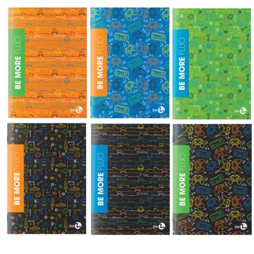 Maxiquaderno Be more Fluo - A4 - 36+2 fogli - 100gr - 5mm - BM