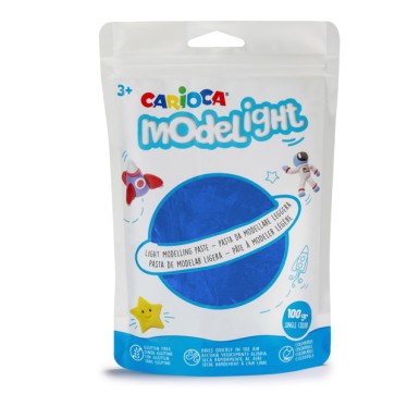 Pasta Model Light - 100 gr - blu - Carioca