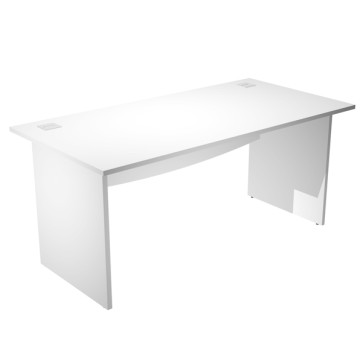 Scrivania Operativa Agorà Basic - fianchi melaminico - 140 x 80 x H 73 cm - bianco