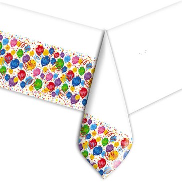 Tovaglia - plastica - Tanti Auguri - 140 x 270 cm - Big Party