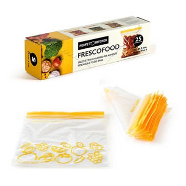 Buste per alimenti FrescoFood - small - 21 x 21,5 cm - Perfetto - conf. 25 pezzi