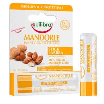 Stick labbra - mandorle - 5,5 ml - Equilibra