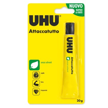 Colla attaccatutto senza solventi - 20 ml - in blister - UHU