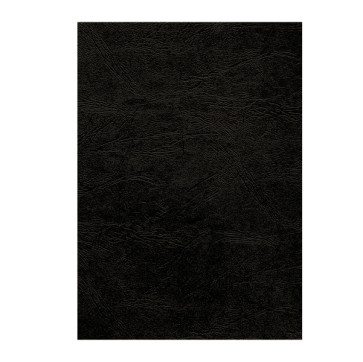 Copertine per rilegatura - A4 - cartoncino groffrato semilpelle - 250 gr - nero - Fellowes - conf.100 pezzi