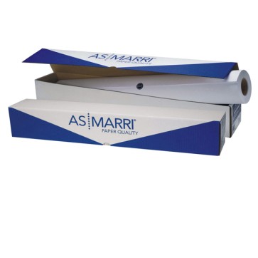 Carta J.90S - per plotter inkjet - 610 mm x 50 mt - 90 gr - bianco opaco - As Marri