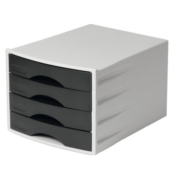 Cassettiera Eco - 29 x 23 x 36 cm - Nero - Durable