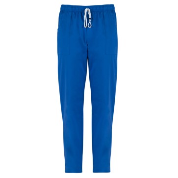 Pantalone Pitagora - unisex - 100 cotone - taglia M - bluette - Giblor's