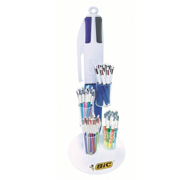 Penna sfera 4 Colors - versioni assortite - Bic - expo 56 pezzi