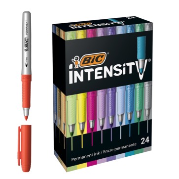 Marcatore Intensity - colori assortiti - Bic - 24 pezzi