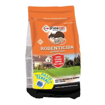 Busta rodenticida - 1,53 kg - pasta blu - Protemax