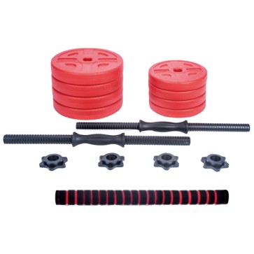 Set pesi con sta e manubri - 17 kg