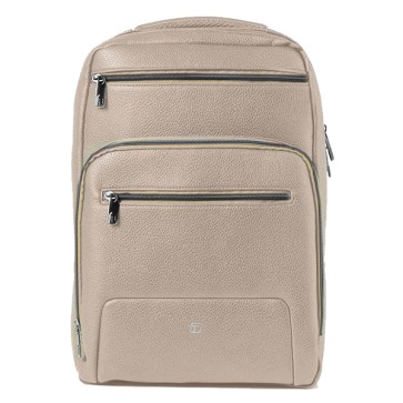 Zaino Gate Trended - 29 x 42 x 15 cm - ecopelle - ghiaccio - In Tempo