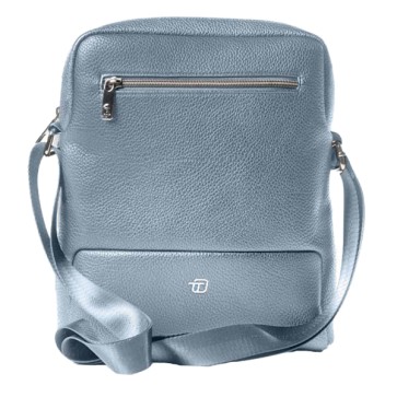 City bag medium Gate Trended - 25 x 30 x 6 cm - ecopelle - azzurro - In Tempo