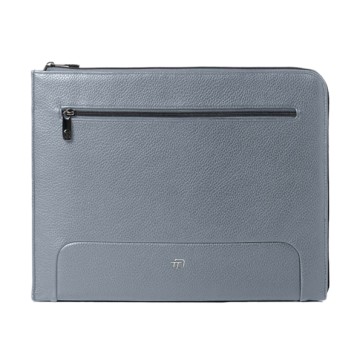 Office bag Gate Trended - 20 x 26 x 2 cm - ecopelle - azzurro - In Tempo