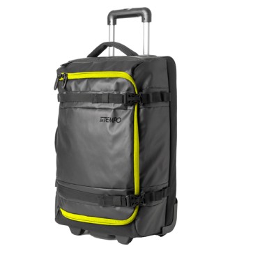 Borsa trolley Blackout - 53 x 34 x 20 cm - nero/giallo - InTempo