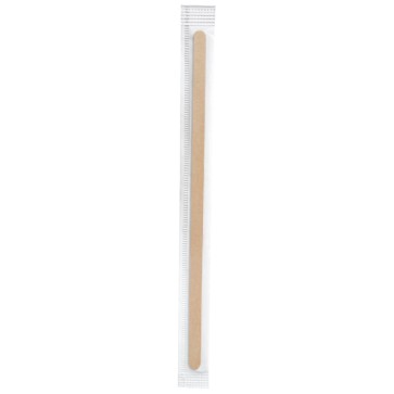 Palettina caffè - in busta singola - 11 cm - legno - Signor Bio - conf. 100 pezzi