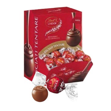 Espositore boule Lindor - cioccolato al latte - 1,2 kg - Lindt - conf. 96 pezzi