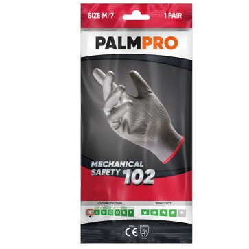 Guanti mechanical Safety Palmpro 102 - taglia XXL - grigio - Icoguanti