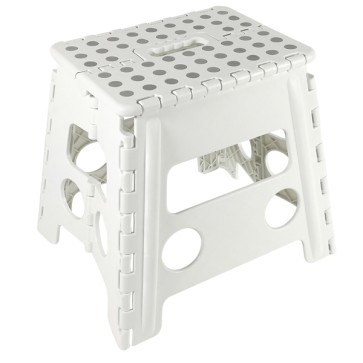 Sgabello alto Clic Clac - 30 x 22 x 32 cm - bianco - King Collection