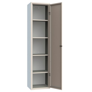Armadio multiuso monoblocco - 42 x 33 x 180 cm - grigio chiaro - Armet
