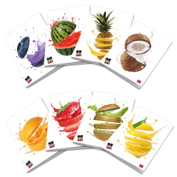 Maxiquaderno Fruits - A4 - 1 rigo - c/margine - 42 fogli - 80 gr - Pigna