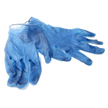 Guanti detectabili - senza polvere - taglia L - nitrile - blu - Linea Flesh - conf. 100 pezzi