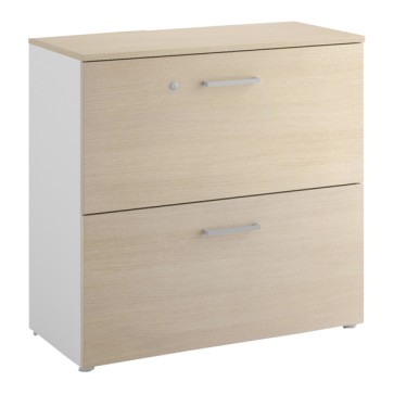 Armadio modulare Filing - con 2 classificatori - 90 x 41,6 x 86,9 cm - rovere - LineKit